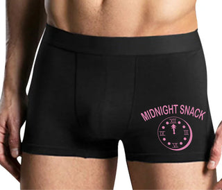 Midnight Snack - Mens Black Boxer Brief