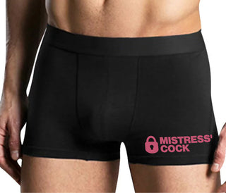 Mistress Owned Cock - Mens Black Boxer Brief