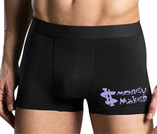 Money Maker - Mens Black Boxer Brief