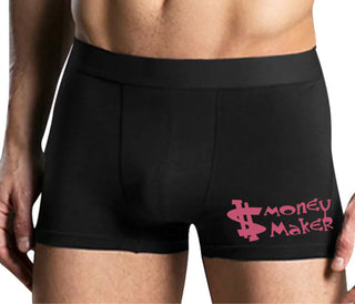Money Maker - Mens Black Boxer Brief