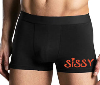 Sissy - Mens Black Boxer Brief