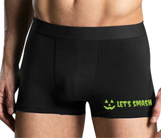 Let's Smash Pumpkins - Mens Black Boxer Brief
