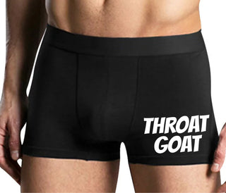 Throat Goat - Oral Expert - Mens Black Boxer Brief