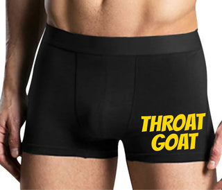 Throat Goat - Oral Expert - Mens Black Boxer Brief