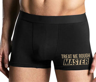 Treat Me Rough Master - Mens Black Boxer Brief