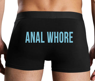 Anal Whore - Black Boxer Brief