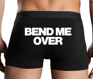 Bend Me Over - Black Boxer Brief