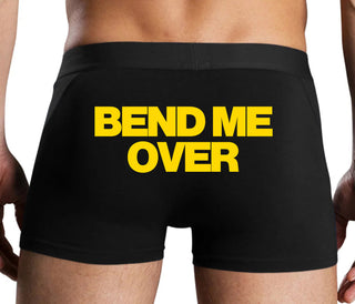 Bend Me Over - Black Boxer Brief