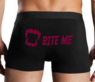 Bite Me - Black Boxer Brief