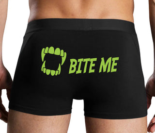 Bite Me - Black Boxer Brief