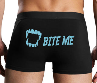 Bite Me - Black Boxer Brief