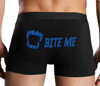 Bite Me - Black Boxer Brief