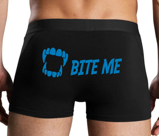 Bite Me - Black Boxer Brief