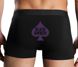 Black Owned - Queen of Spades - Black Boxer Brief