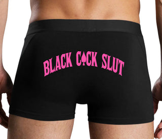 Black Cock Slut - Jack of Spades - Black Boxer Brief