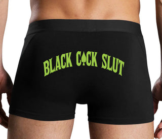 Black Cock Slut - Jack of Spades - Black Boxer Brief