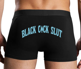 Black Cock Slut - Jack of Spades - Black Boxer Brief