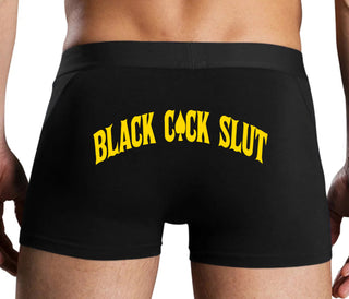 Black Cock Slut - Jack of Spades - Black Boxer Brief