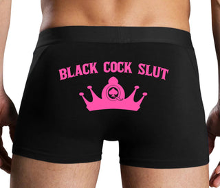 Black Cock Slut - Jack of Spades - Black Boxer Brief