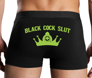 Black Cock Slut - Jack of Spades - Black Boxer Brief