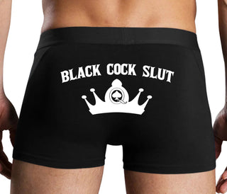 Black Cock Slut - Jack of Spades - Black Boxer Brief