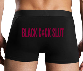 Black Cock Slut - Jack of Spades - Black Boxer Brief
