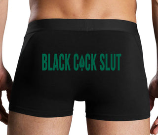 Black Cock Slut - Jack of Spades - Black Boxer Brief