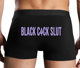 Black Cock Slut - Jack of Spades - Black Boxer Brief