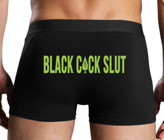 Black Cock Slut - Jack of Spades - Black Boxer Brief