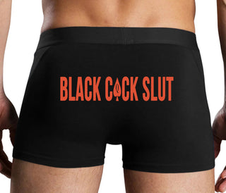 Black Cock Slut - Jack of Spades - Black Boxer Brief