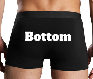 Bottom - Submissive - Black Boxer Brief