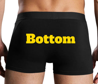 Bottom - Submissive - Black Boxer Brief