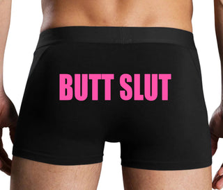 Butt Slut - Black Boxer Brief
