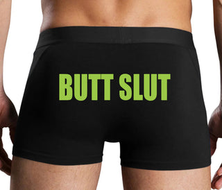 Butt Slut - Black Boxer Brief