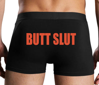 Butt Slut - Black Boxer Brief