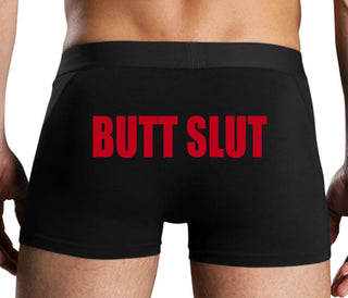 Butt Slut - Black Boxer Brief