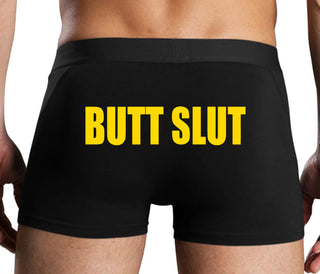 Butt Slut - Black Boxer Brief