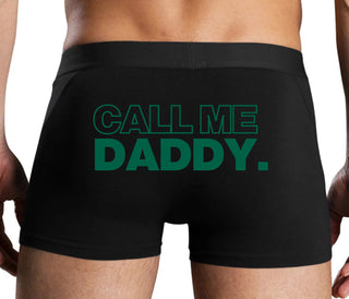 Call Me Daddy - Black Boxer Brief
