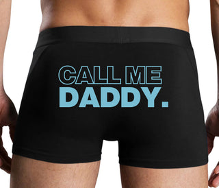 Call Me Daddy - Black Boxer Brief
