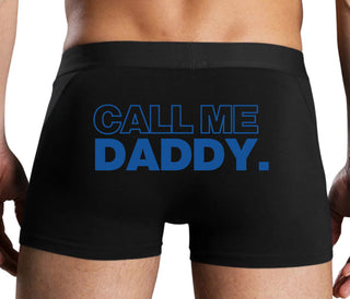 Call Me Daddy - Black Boxer Brief