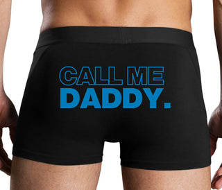 Call Me Daddy - Black Boxer Brief