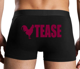 Cock Tease - Rooster - Black Boxer Brief