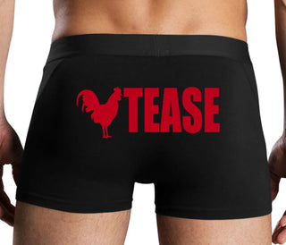 Cock Tease - Rooster - Black Boxer Brief
