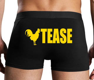 Cock Tease - Rooster - Black Boxer Brief