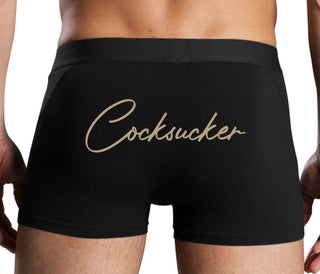 Cock Sucker - Black Boxer Brief