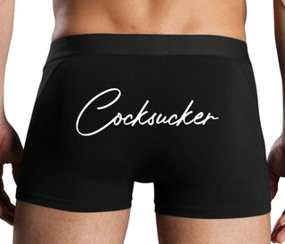 Cock Sucker - Black Boxer Brief