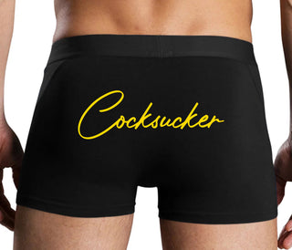 Cock Sucker - Black Boxer Brief
