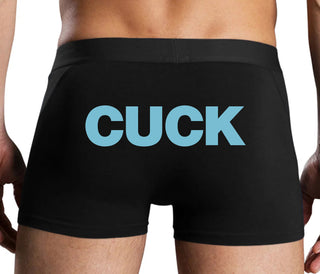 Cuck - Bold Design - Black Boxer Brief