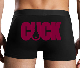Cuck - Lock Logo - Black Boxer Brief