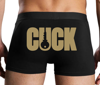 Cuck - Lock Logo - Black Boxer Brief
